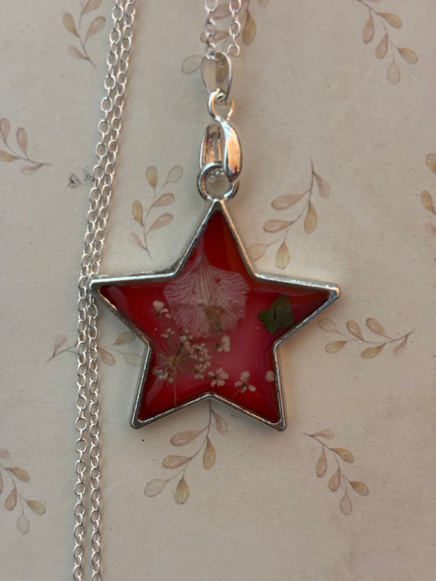 Valentine’s Day star necklace