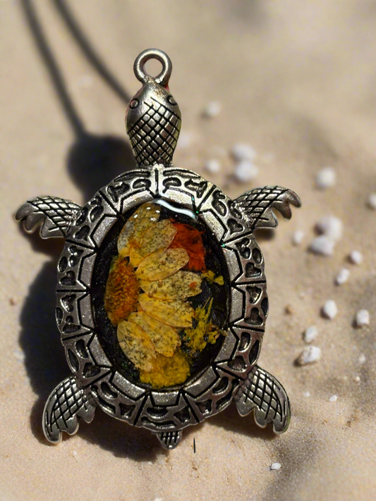 Sea turtle necklace or key chain