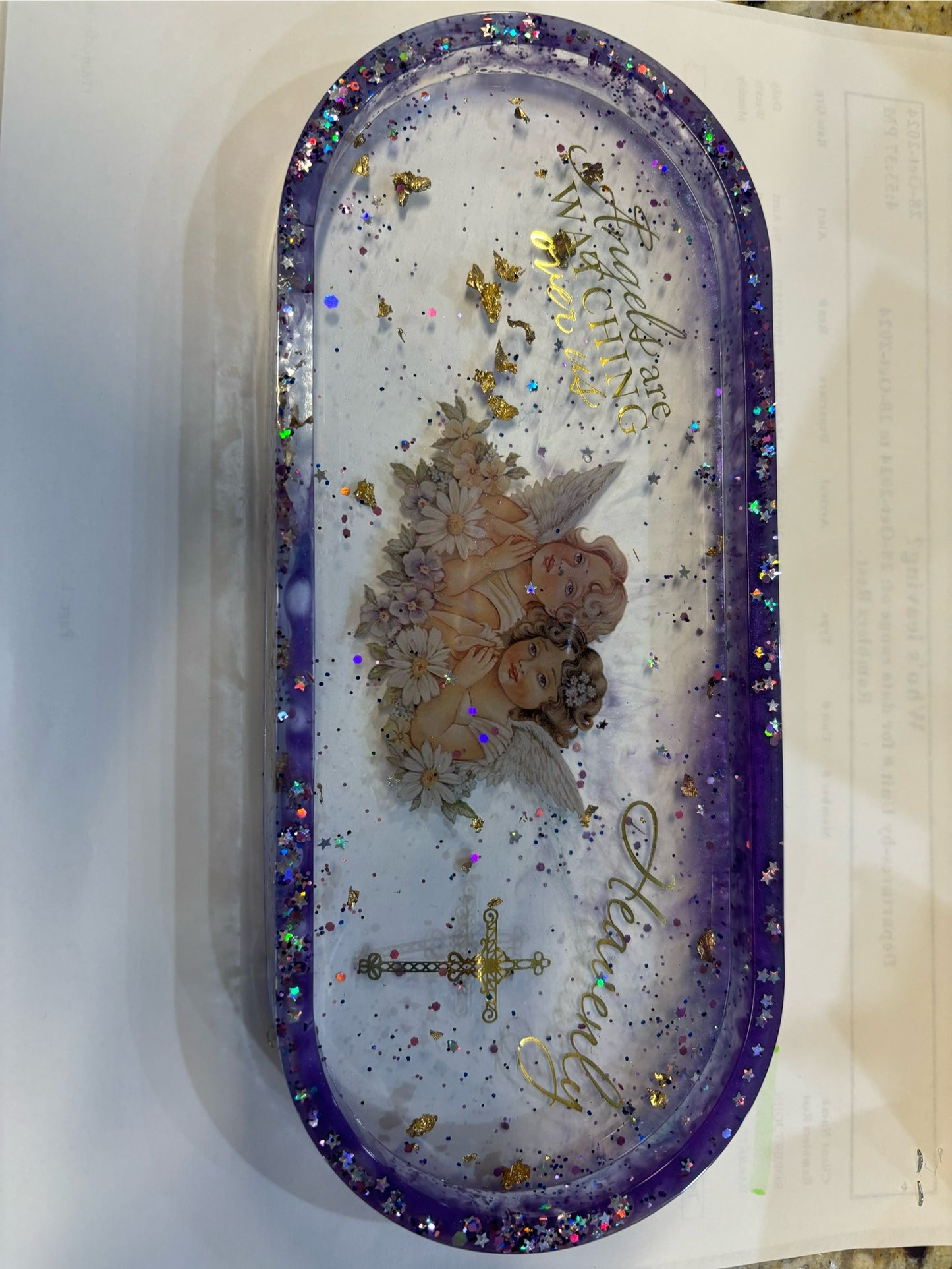 Resin tray