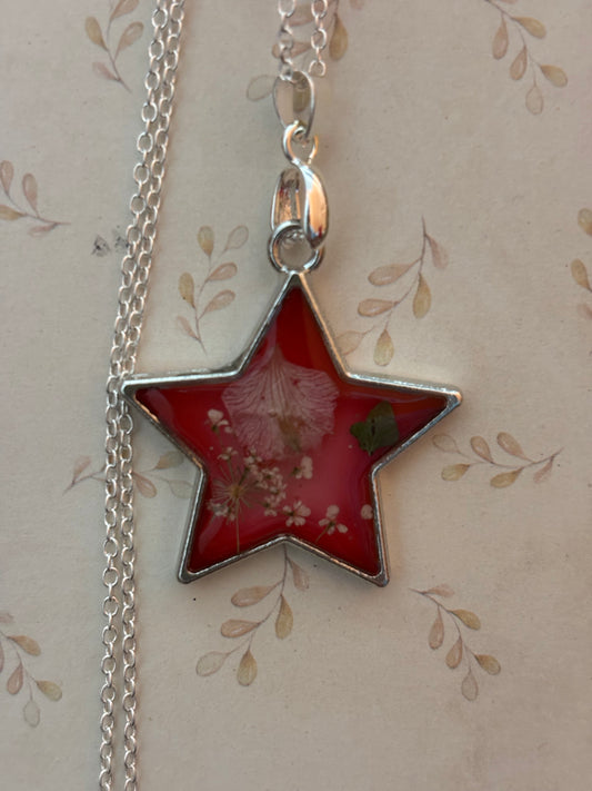 Valentine’s Day star necklace